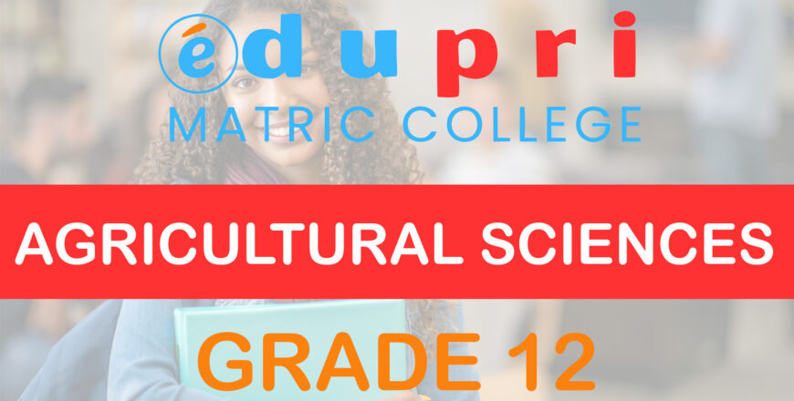 Agricultural Sciences
