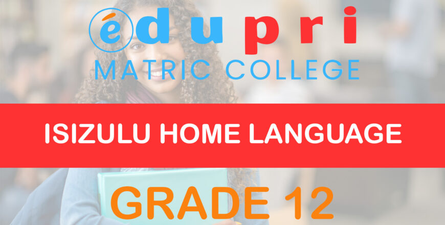 IsiZulu home Language